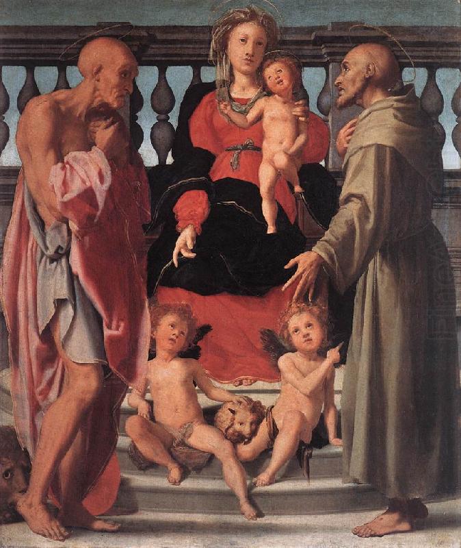 Madonna and Child with Two Saints, Pontormo, Jacopo